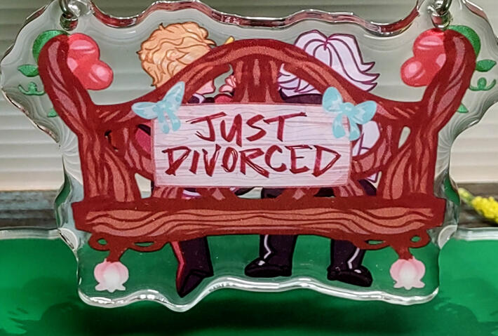 "Just Divorced" (sign optional)